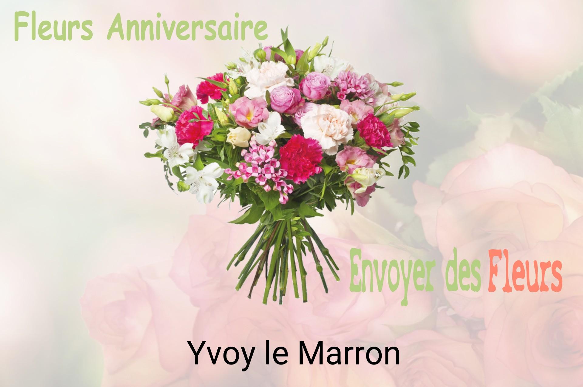 Bouquet de fleurs d’anniversaire livré à Yvoy-le-Marron