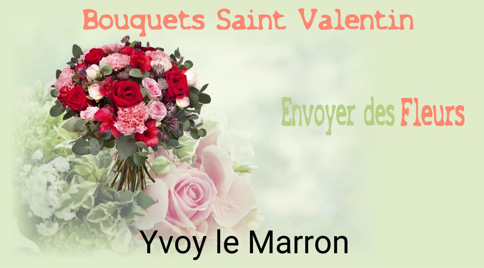 Roses de Saint-Valentin livrées à Yvoy-le-Marron